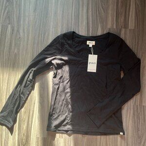 NWT Pact Softspun Scoop Long Sleeve Organic Cotton